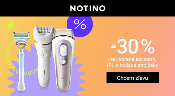 Zľavový kód až - 30% zľava na vybrané produkty na holenie na Notino.sk