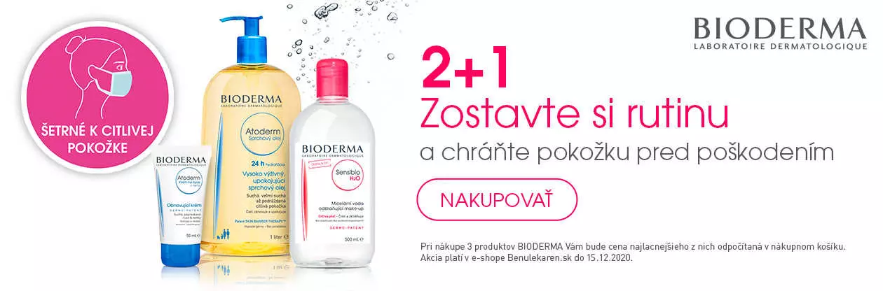 Benu lekárna eshop -kosmetika Bioderma 2+1