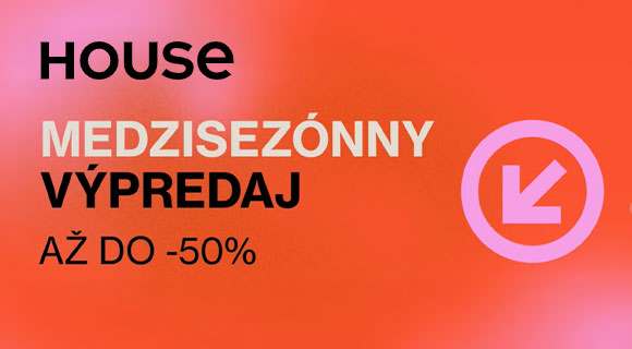 Medzisezónny výpredaj až - 50% zľavy na módu na Housebrand.com V eshope Housebrand.com teraz prebieha Me