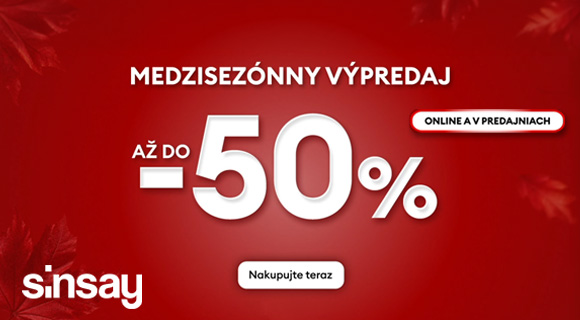 sinsay zľavy