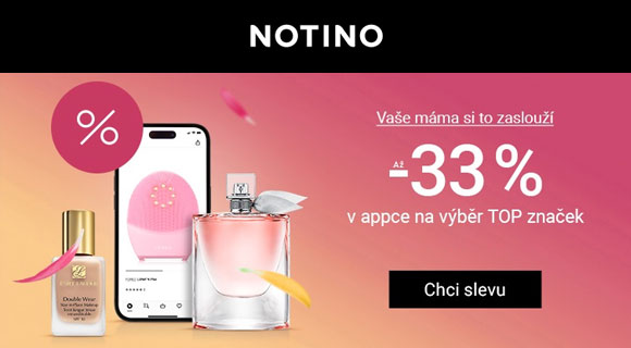 Zľavový kód až - 30% zľava na Top značky na Notino.sk