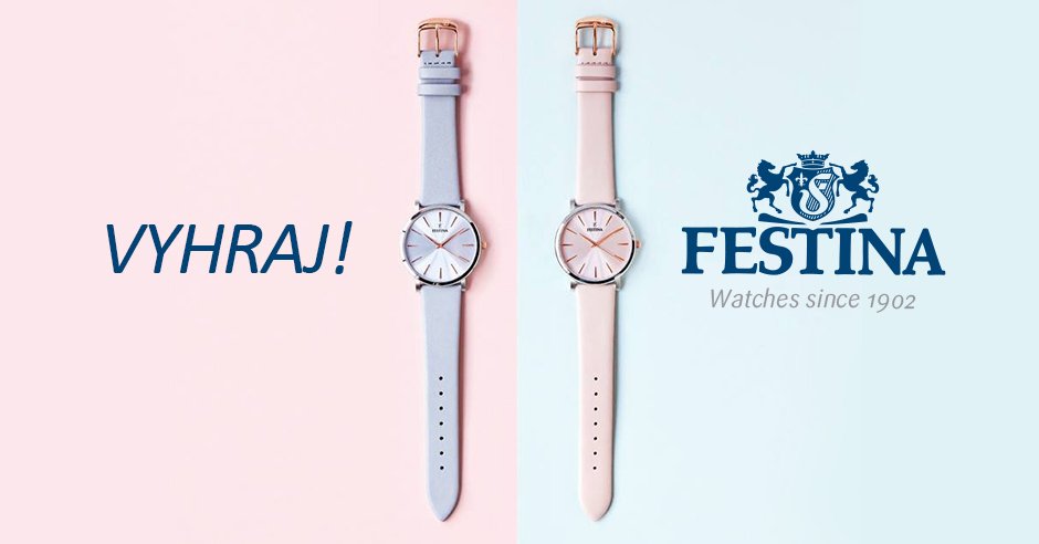Súťažte s nami a vyhrajte dámske hodinky Festina