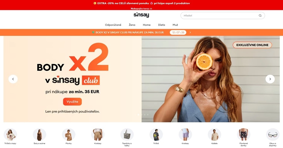 Online nákup v Sinsay: Aké sú jeho výhody?
