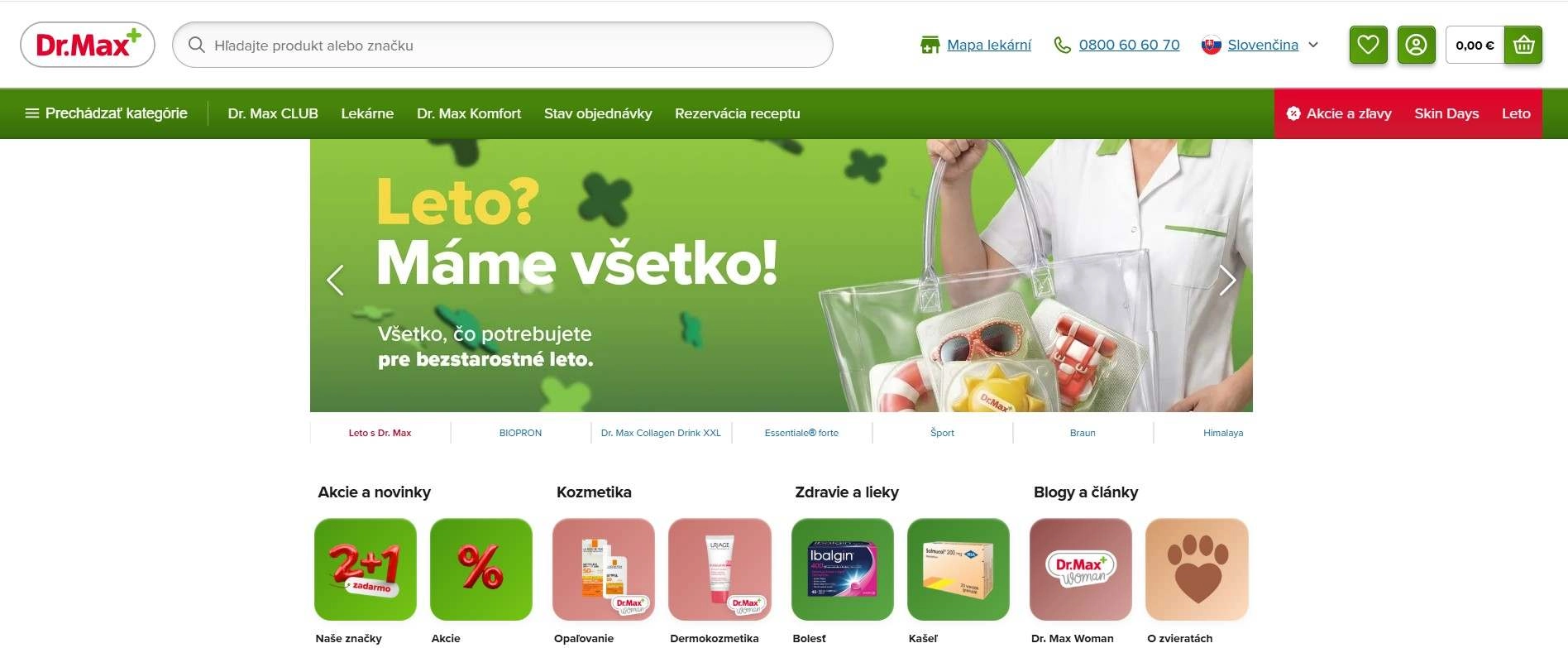 Čo by mala obsahovať letná lekárnička a ako pri jej nákupe ušetriť s Dr.Max?