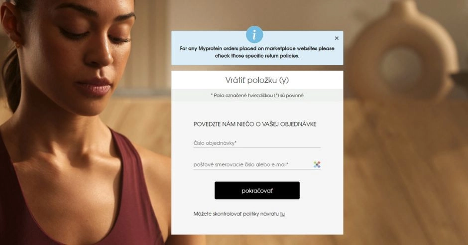 Ako vrátiť tovar z Myprotein? A pár tipov, ako ušetriť pri nákupoch