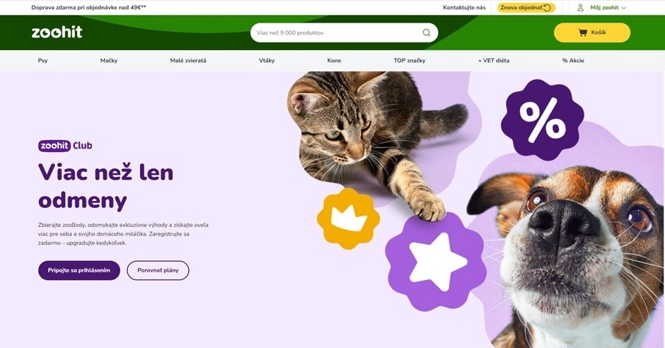 Prečo sa oplatí registrovať do vernostného programu zoohit Club? Plus prehľad aktuálnych akcií