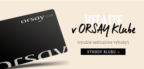 orsay klub zľavy vašekupóny.cz