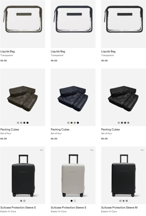 príslušenstvo k cestovnej batožine