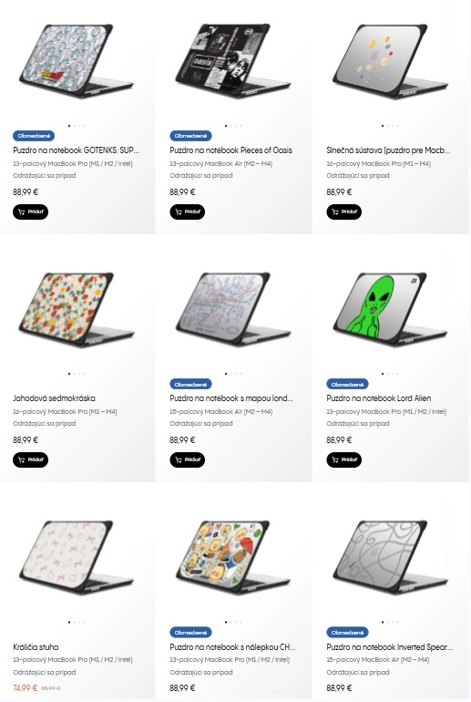 puzdrá na notebooky