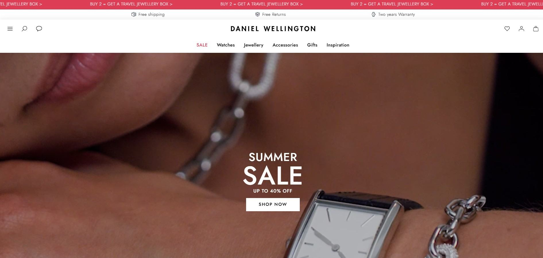 e-shop Daniel Wellington
