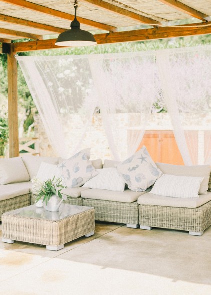 terasa záhradný nábytok