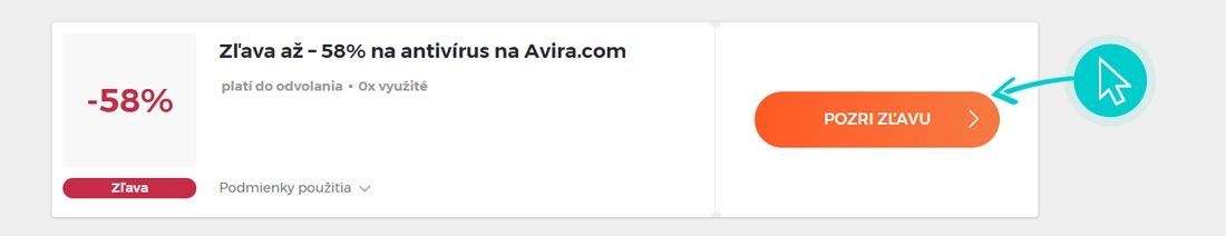 Ako využiť zľavy Avira