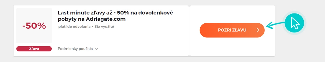 Ako využiť zľavy Adriagate