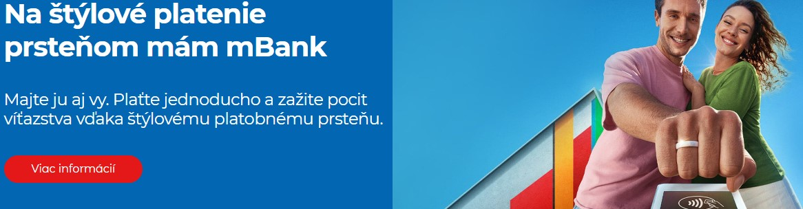 Platba prsteňom z mBank