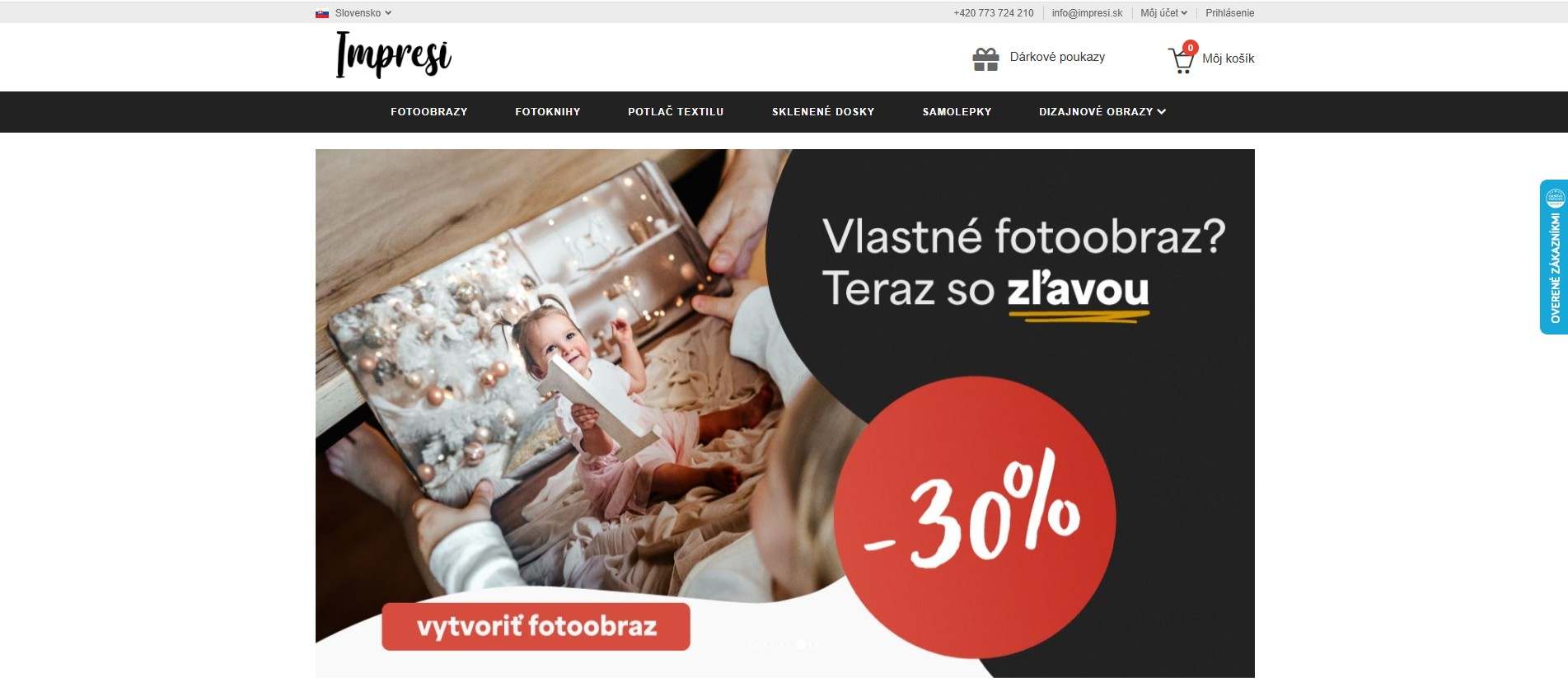 homepage fotoobrazy fotoknihy potlač textilu sklenené dosky