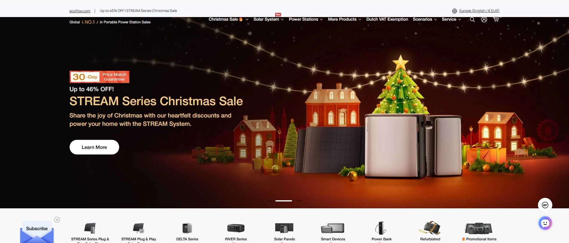 homepage EcoFlow solárne panely nabíjacie stanice