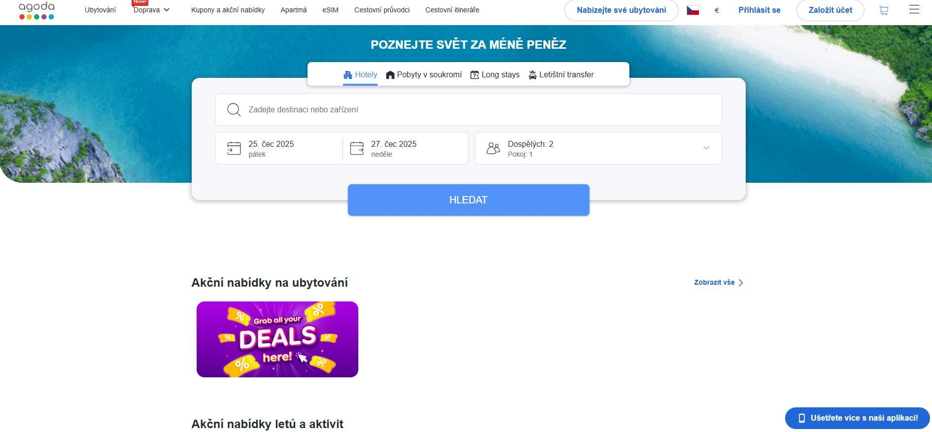 e-shop Agoda