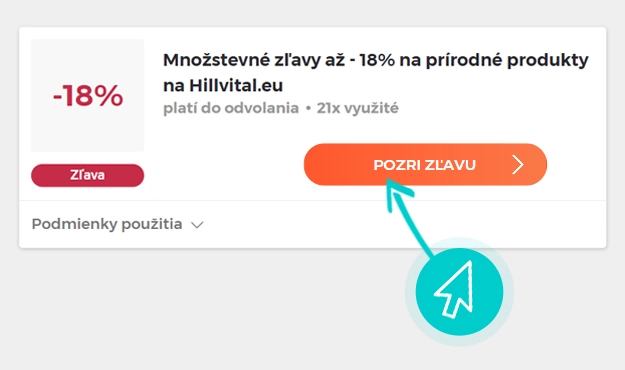 Ako využiť zľavy HillVital
