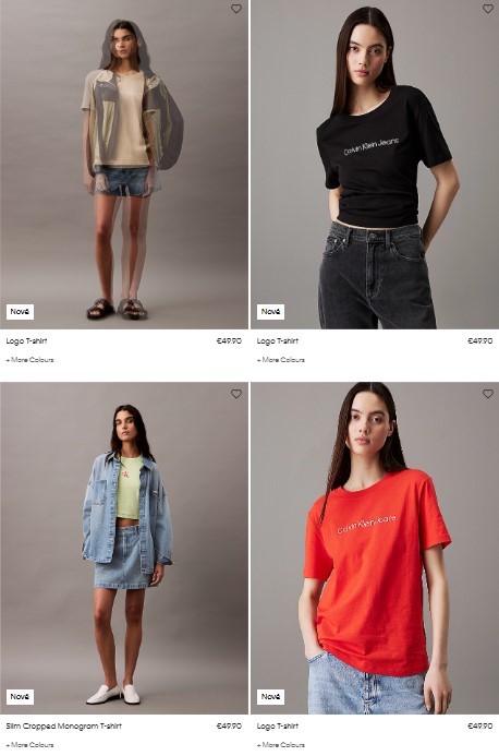 dámske oblečenie z e-shopu Calvin Klein