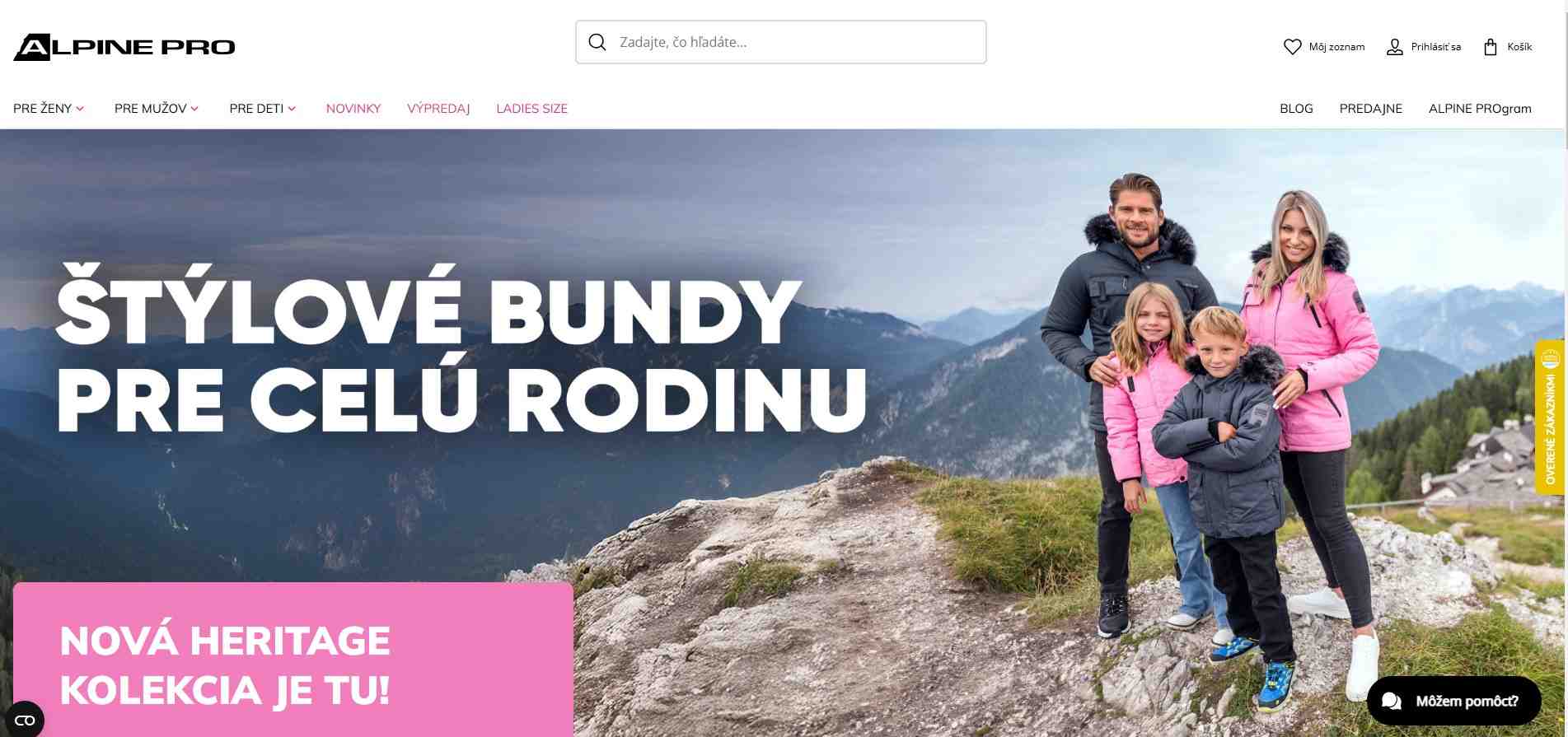 e-shop Alpine Pro