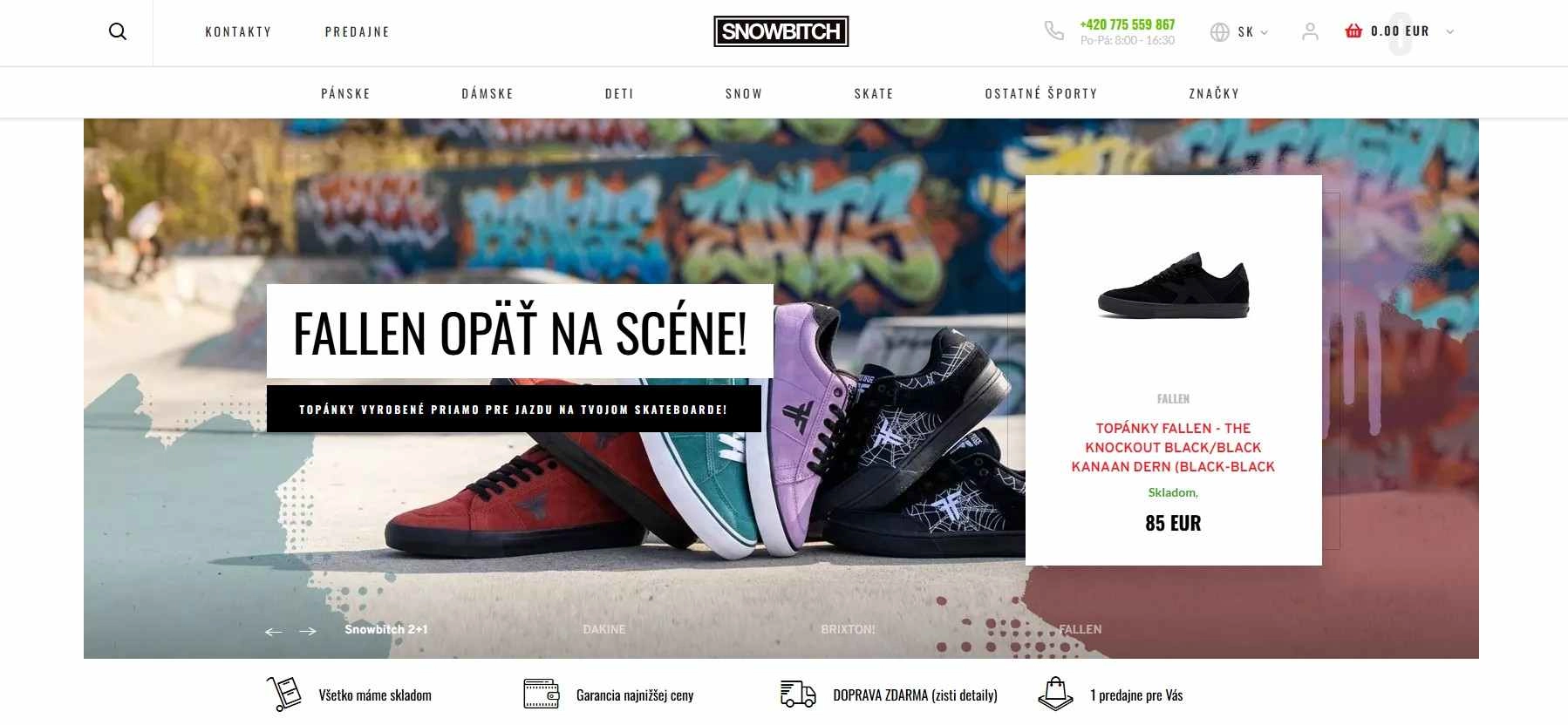 homepage Snowbitch skate a street modely