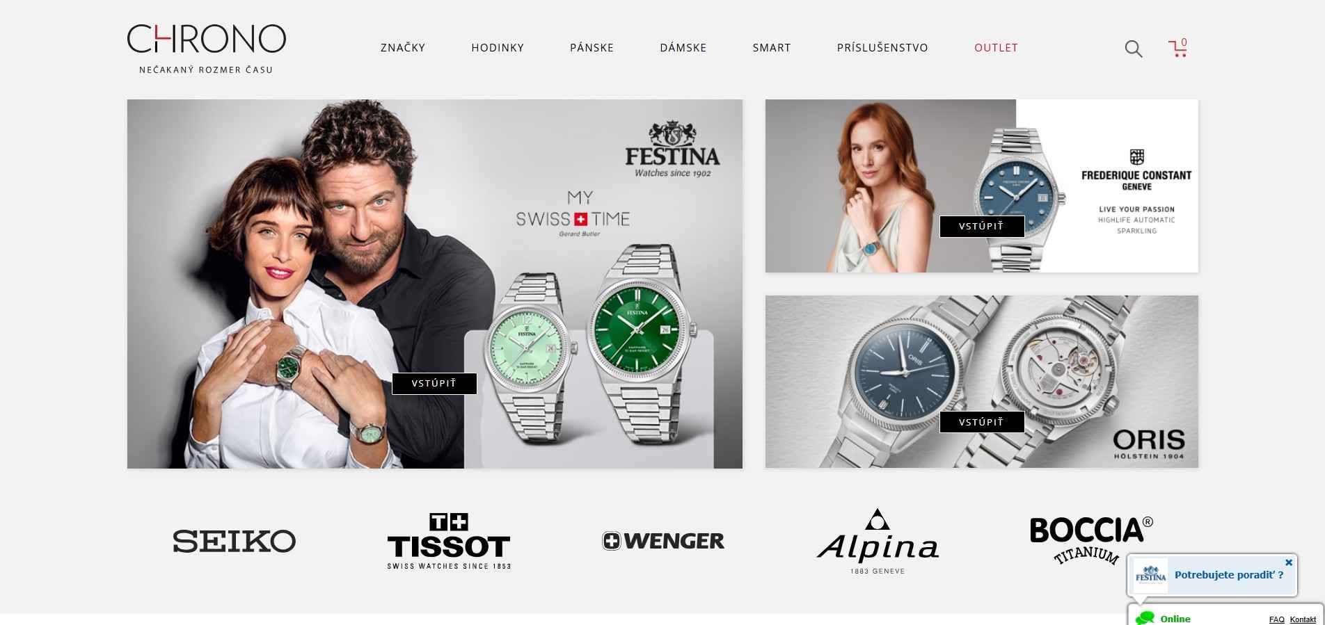 homepage ichrono dámske a pánske hodinky