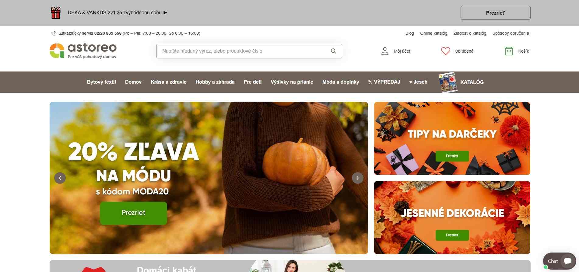 homepage Astoreo bytový textil, domov, krása a zdravie