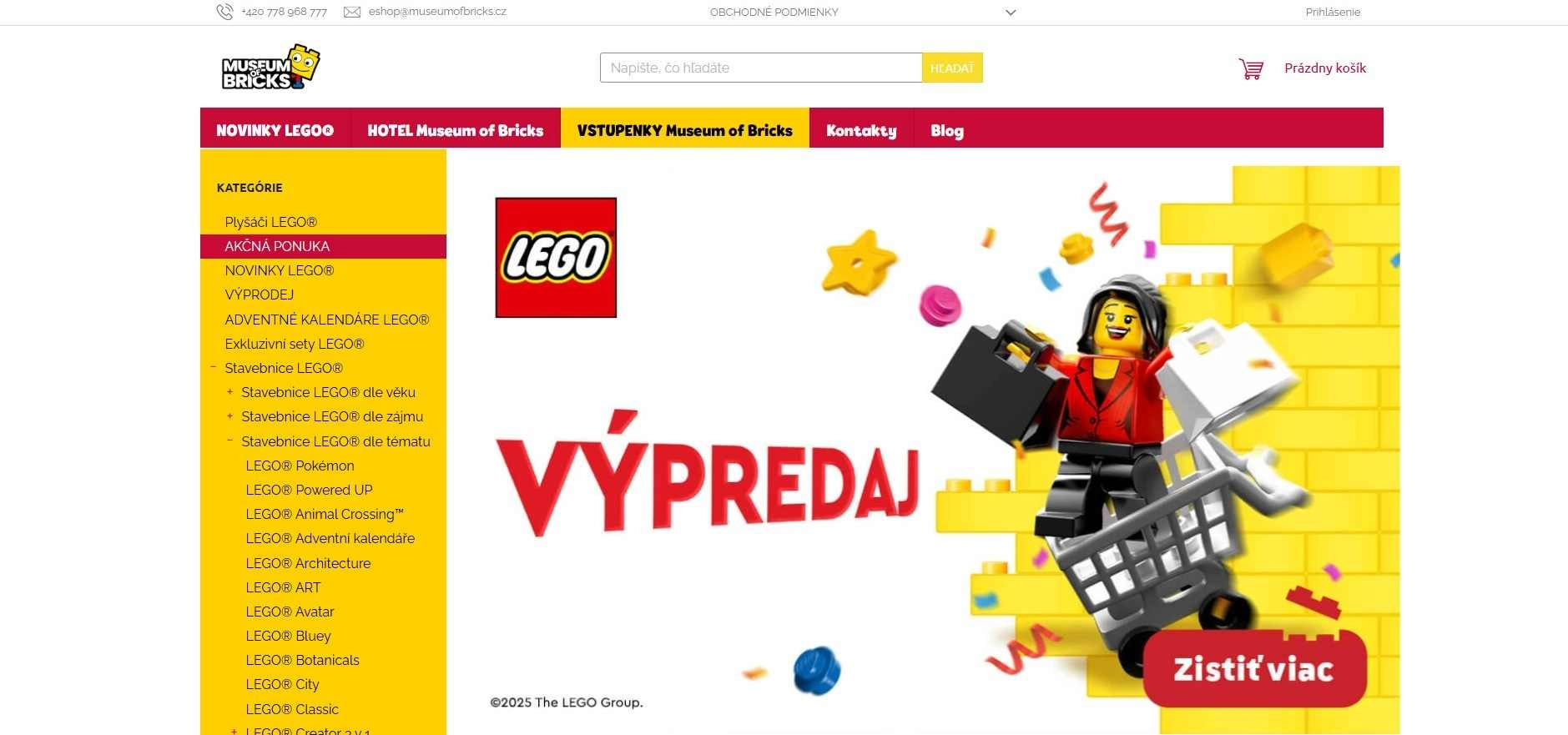 homepage Museum of Bricks stavebnice LEGO