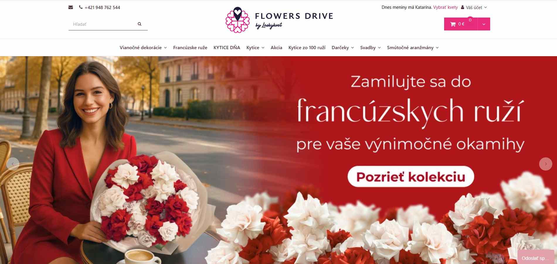 homepage LaskyKvet francuzske ruže kytice zo 100 ruží