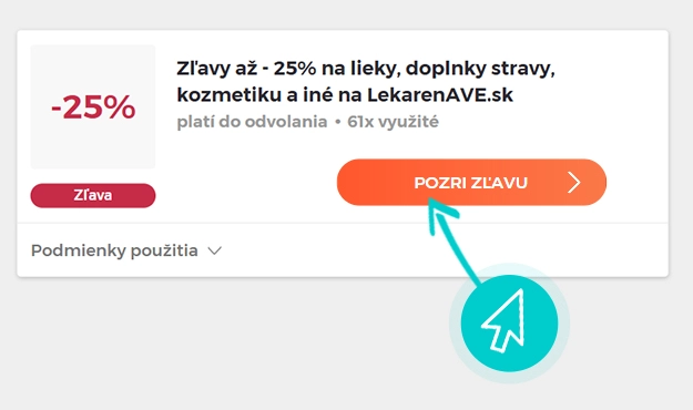 Ako využiť zľavy Lekáreň AVE