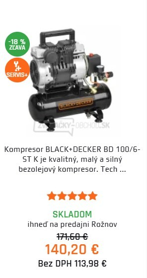 Zváračky-obchod.sk - čierny kompresor