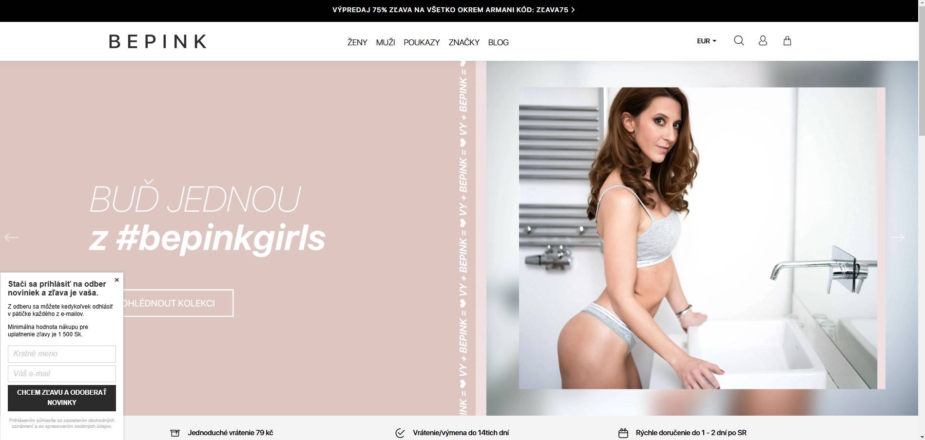 e-shop BePink