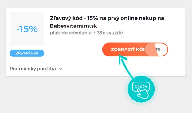 Ukážka zľavového kódu Babes Vitamins