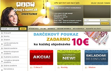 eshop Osvetlenie-lampy.sk