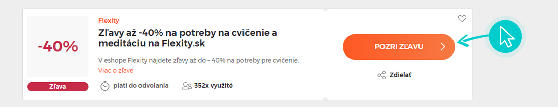 Ako využiť zľavy Flexity