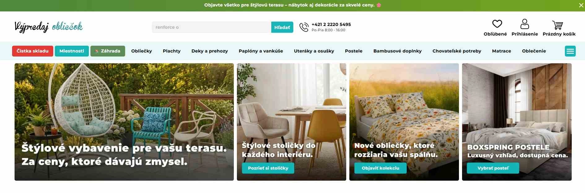 homepage Výpredaj obliečok plachty obliečky deky prehozy paplóny vankúše postele