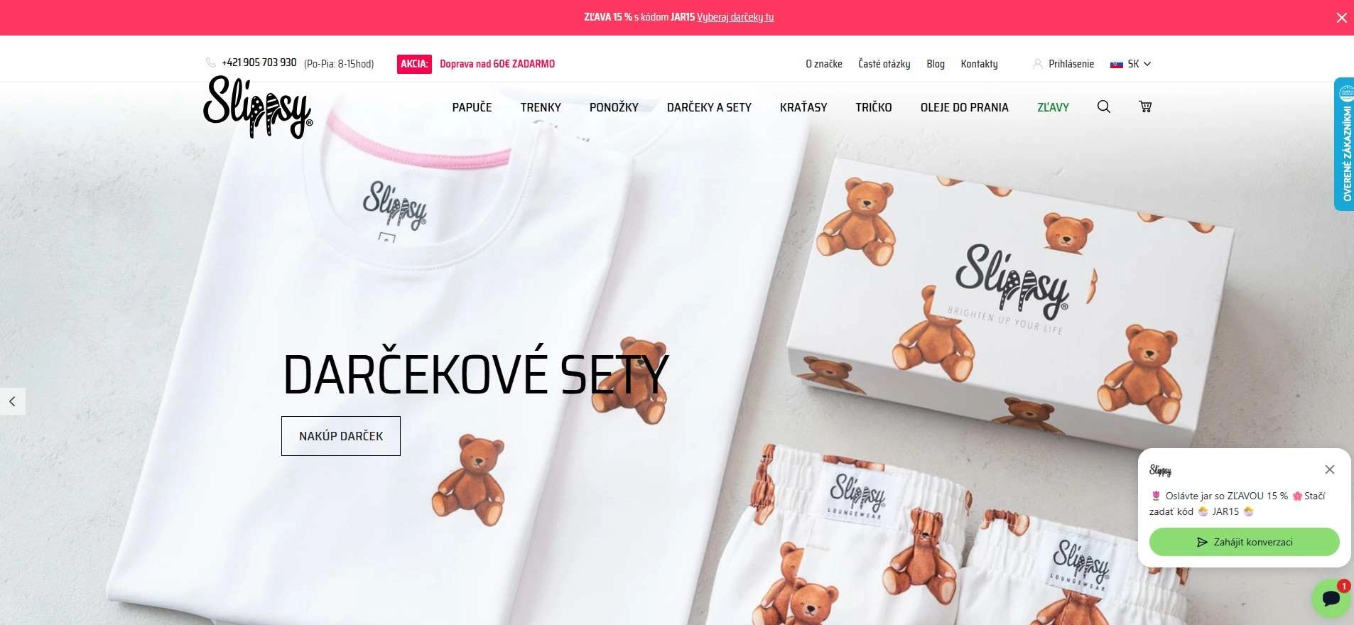 homepage Slippsy dizajnové produkty darčekové sety