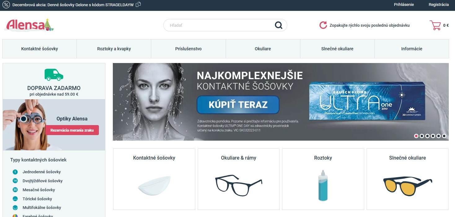 e-shop Alensa