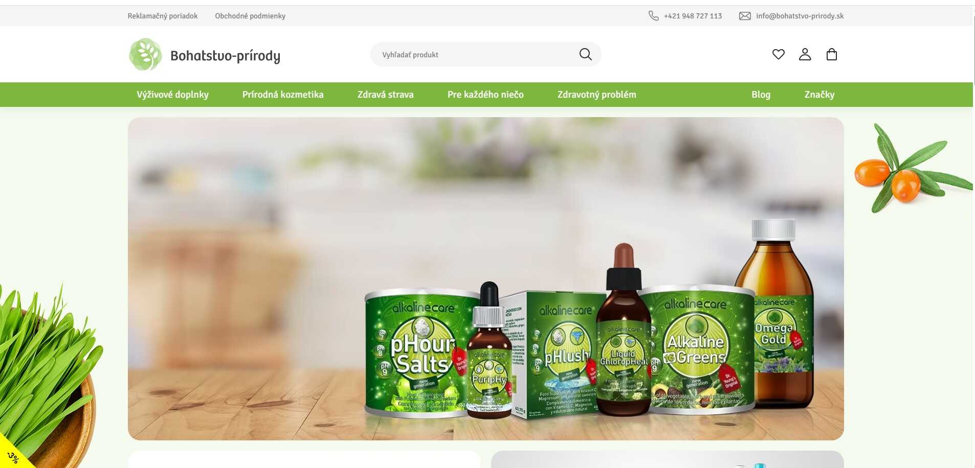 e-shop Bohatstvo-prírody