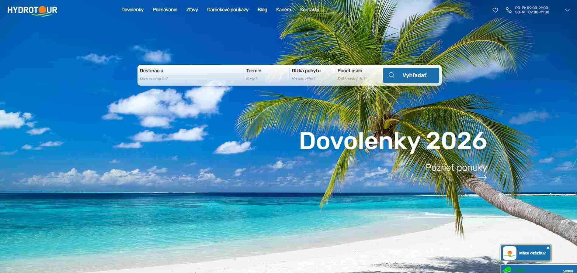 homepage Hydrotou dovolenky poznávacie zájazdy