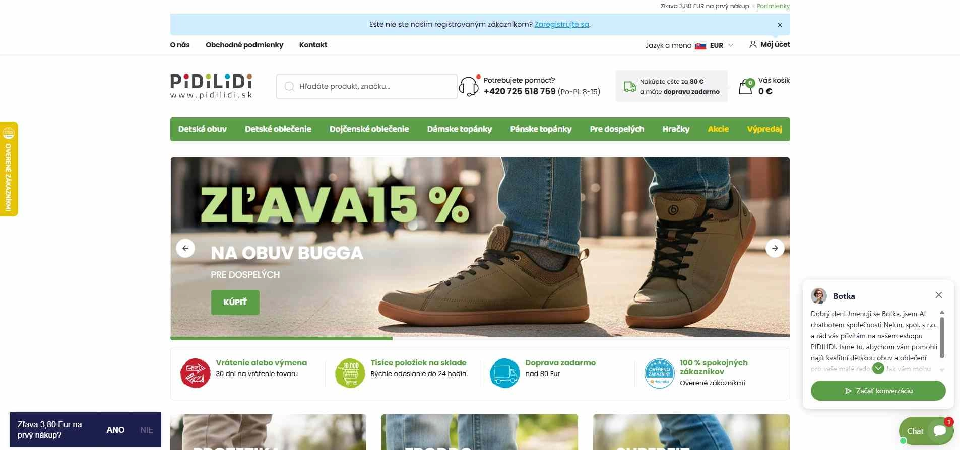 homepage Pidilidi detská obuv oblečenie dojčenské oblečenie