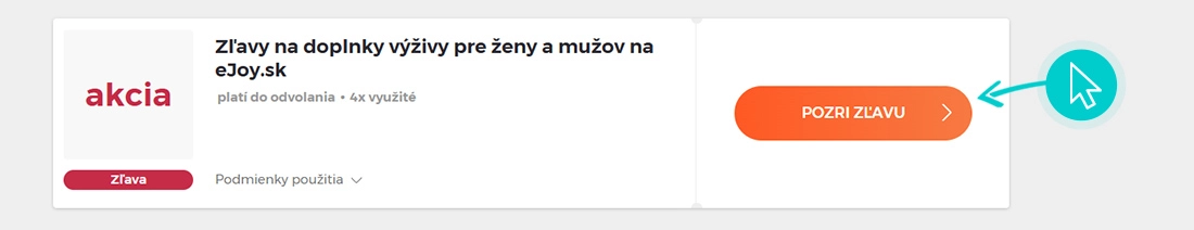 Ako využiť zľavy eJoy
