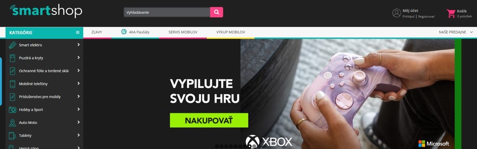 Online obchod Smartshop.