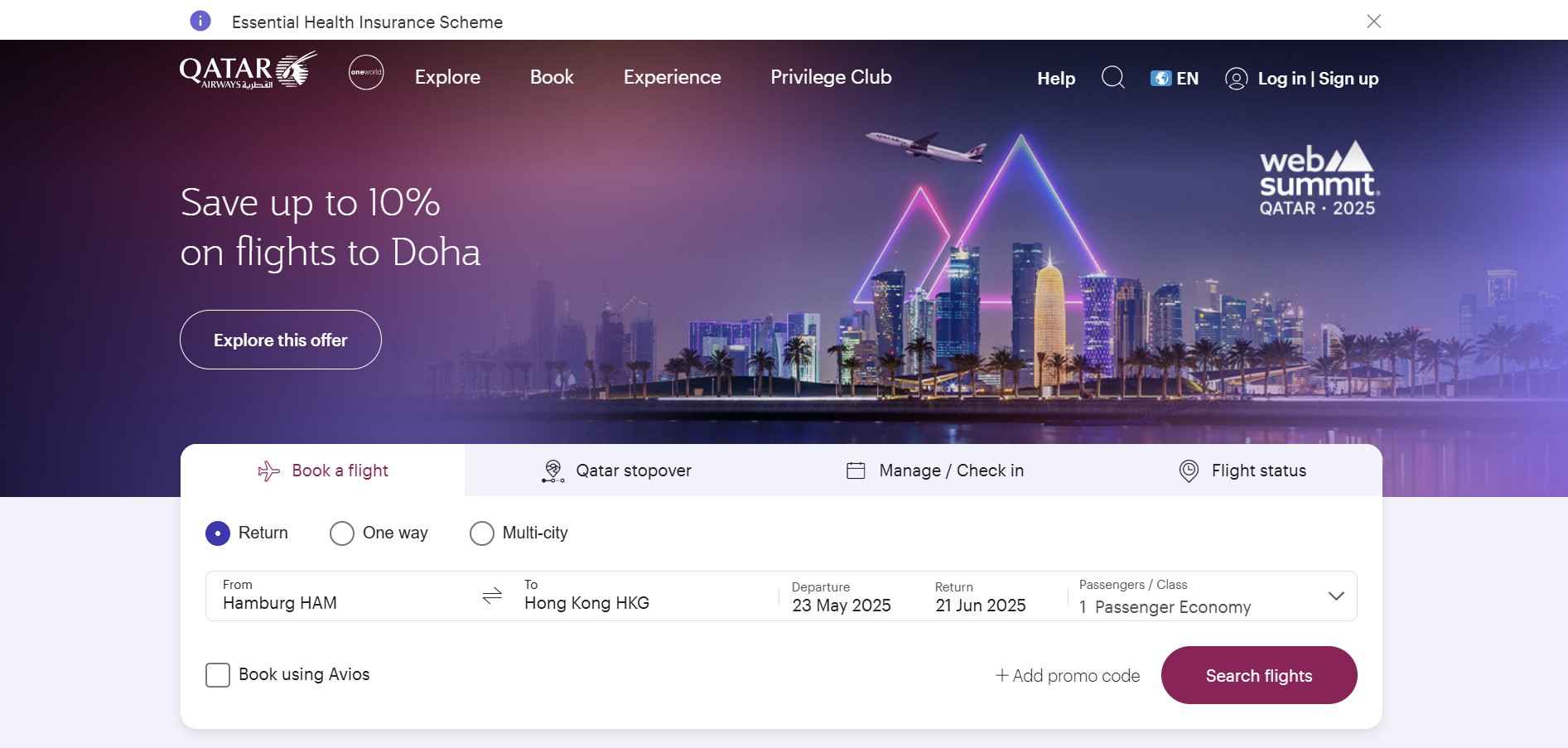 letecká spoločnosť Qatar airways