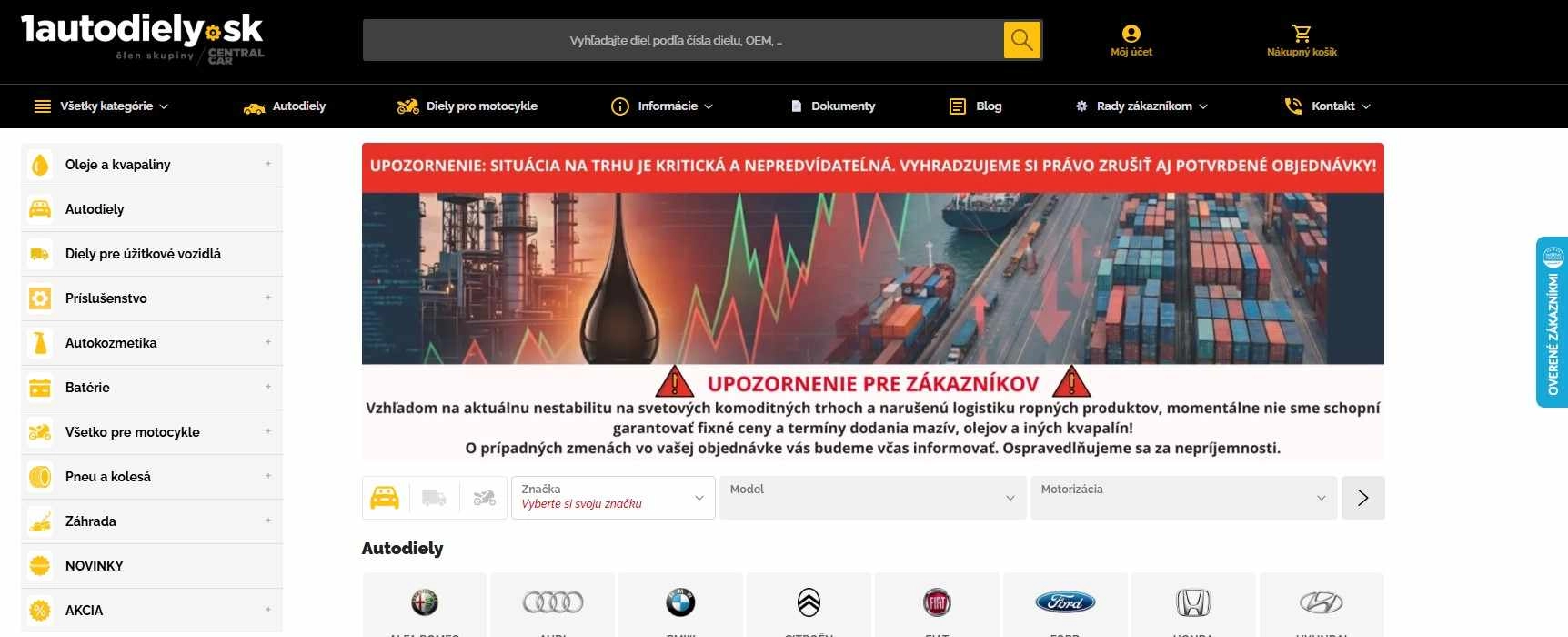 homepage 1autodiely autodiely a príslušenstvo