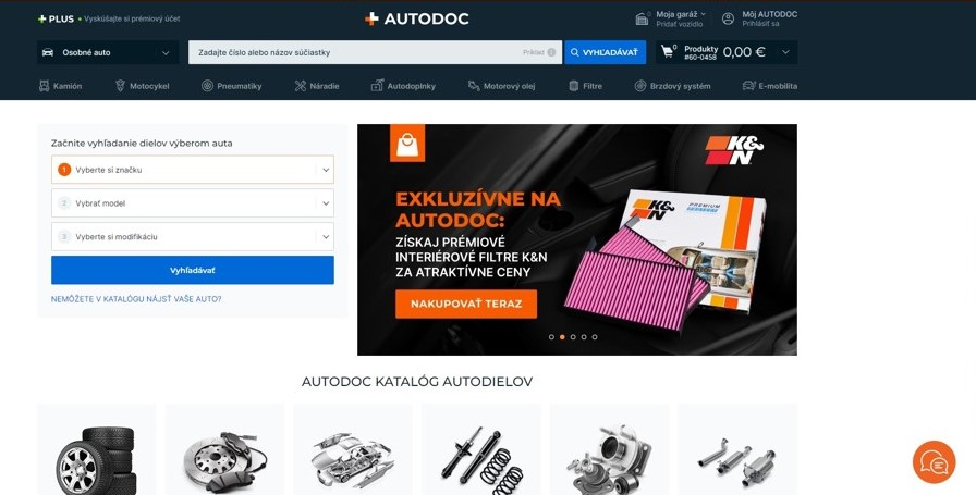 E-shop Autodoc.