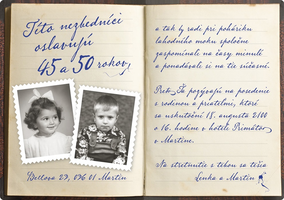 pozvánka Krásna správa