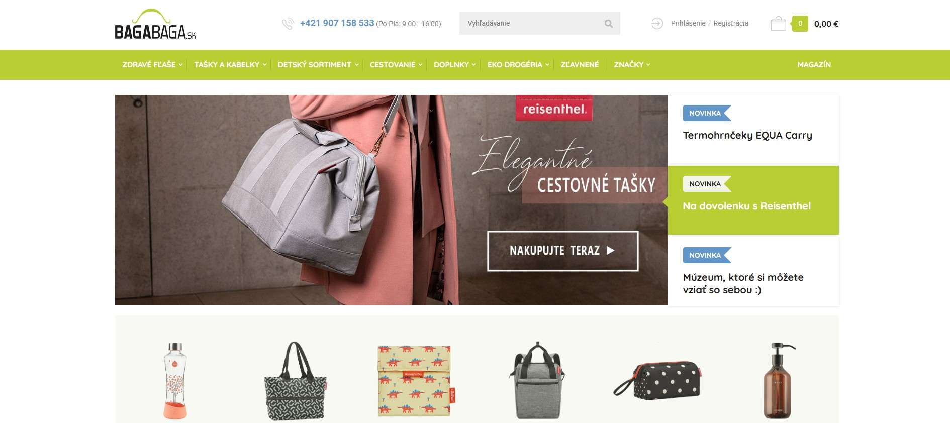 homepage Bagabaga elegantné cestovné tašky