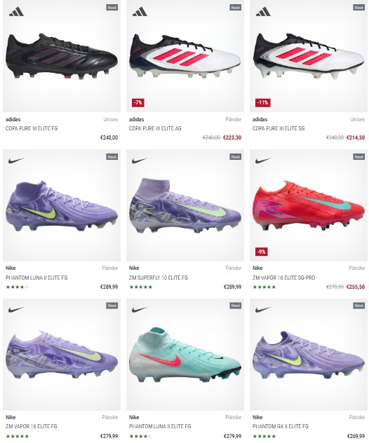 kopačky z e-shopu 11teamsports