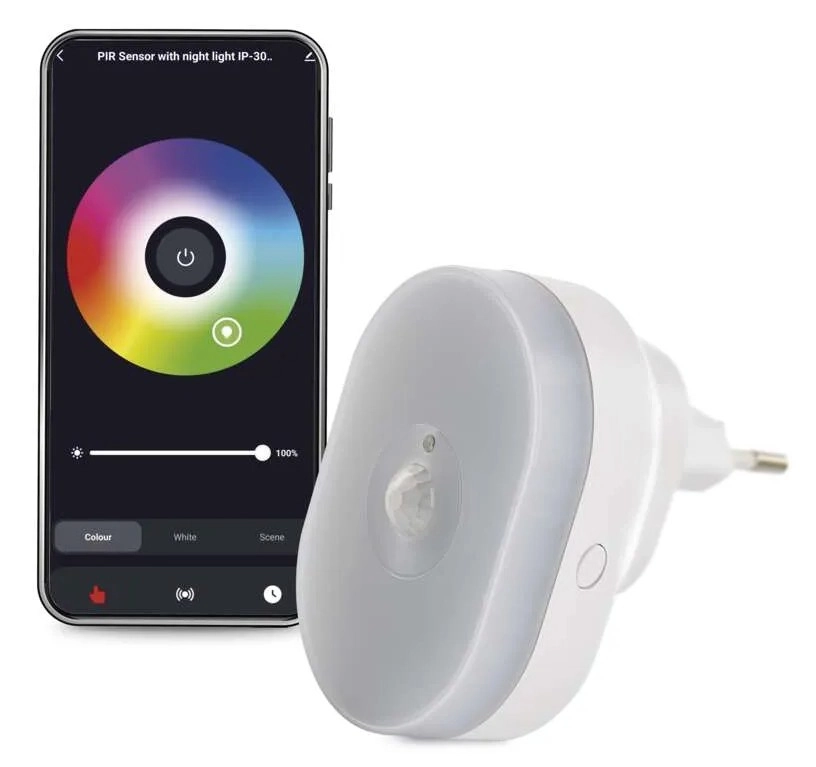 senzor pohybu s nočným svetom